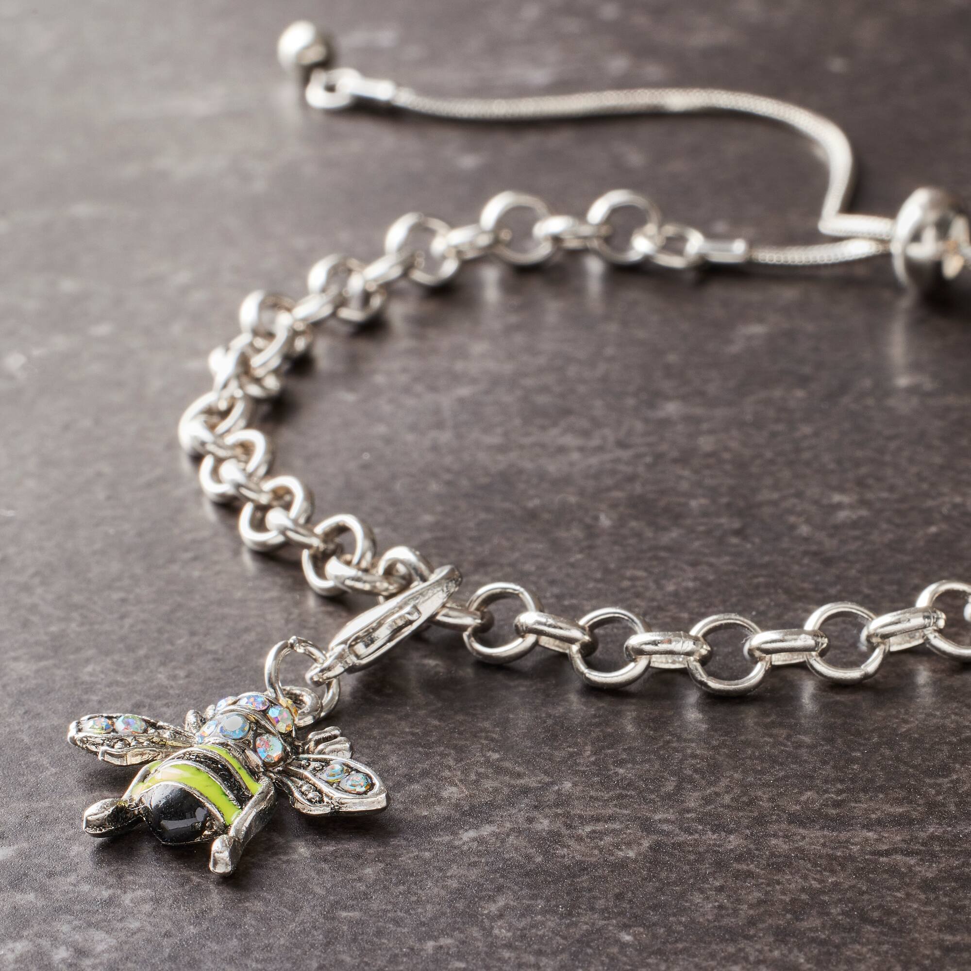 12 Pack: Bee Charm by Bead Landing™
